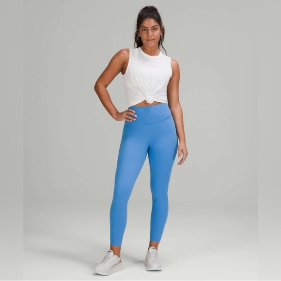 Lululemon , Women's Blue High-Waisted Leggings SZ 4 - Picture 1 of 14